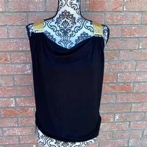 Black and Gold Top